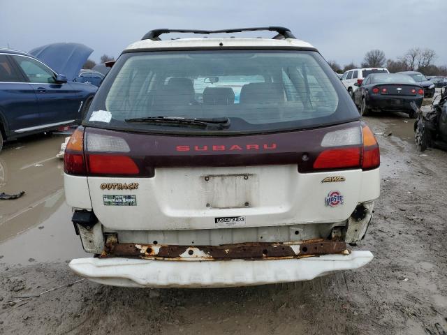 4S3BH675737646105 - 2003 SUBARU LEGACY OUTBACK AWP 白色 照片 6