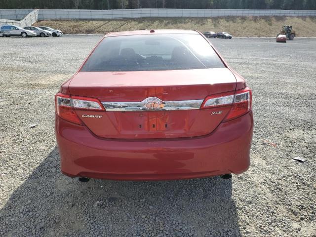 4T1BK1FK0CU504820 - 2012 TOYOTA CAMRY SE RED photo 6