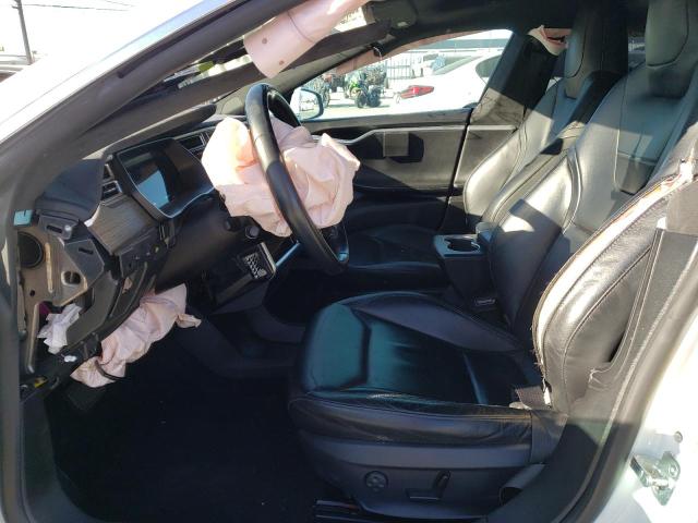 5YJSA1E21GF129155 - 2016 TESLA MODEL S Սպիտակ լուսանկար 7