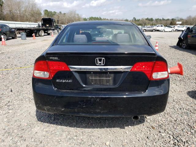 2HGFA16639H346563 - 2009 HONDA CIVIC LX-S 黑色 照片 6
