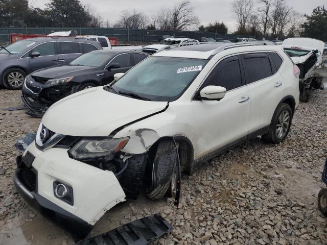 5N1AT2MV4EC869554 - 2014 NISSAN ROGUE S WHITE photo 1