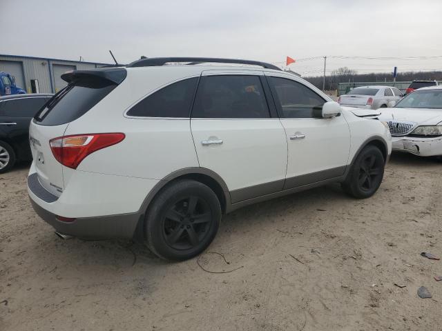 KM8NU4CC4AU136984 - 2010 HYUNDAI VERACRUZ GLS WHITE photo 3