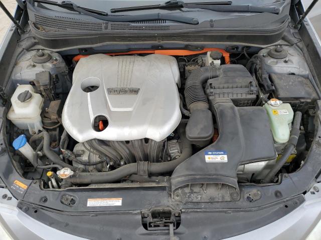 KMHEC4A43EA117140 - 2014 HYUNDAI SONATA HYBRID SILVER photo 11