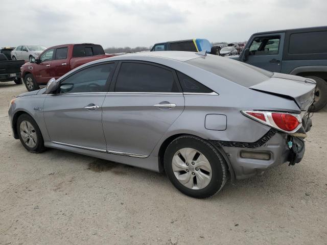 KMHEC4A43EA117140 - 2014 HYUNDAI SONATA HYBRID SILVER photo 2