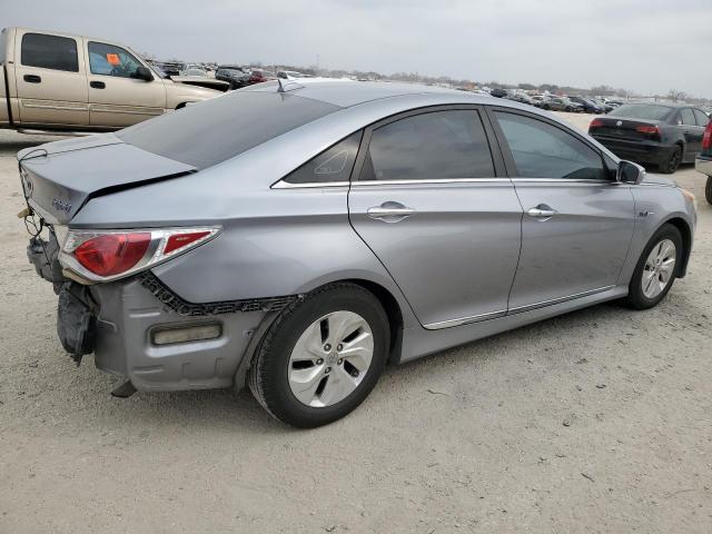 KMHEC4A43EA117140 - 2014 HYUNDAI SONATA HYBRID SILVER photo 3