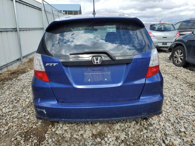 JHMGE88479S031364 - 2009 HONDA FIT SPORT BLUE photo 6