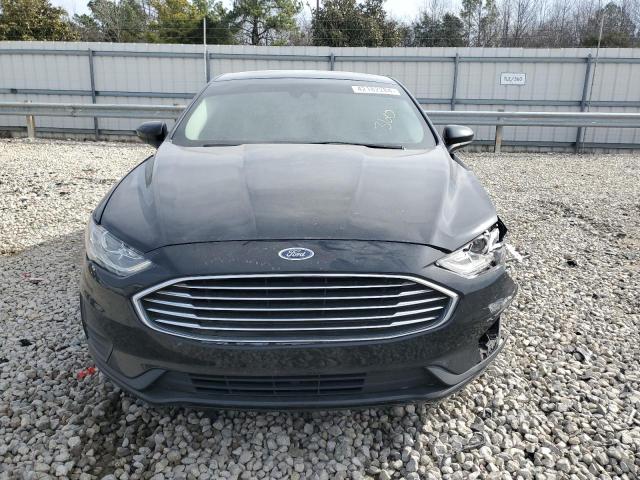 3FA6P0T91LR245464 - 2020 FORD FUSION SE BLACK photo 5