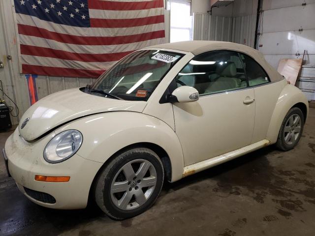 3VWRF31Y07M416307 - 2007 VOLKSWAGEN NEW BEETLE CONVERTIBLE OPTION PACKAGE 1 CREAM photo 1