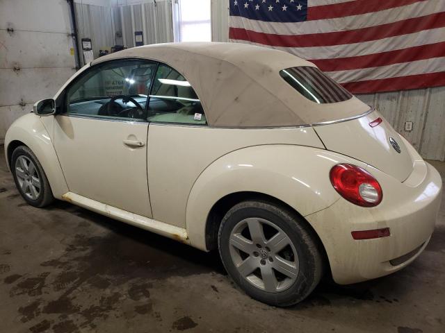 3VWRF31Y07M416307 - 2007 VOLKSWAGEN NEW BEETLE CONVERTIBLE OPTION PACKAGE 1 CREAM photo 2