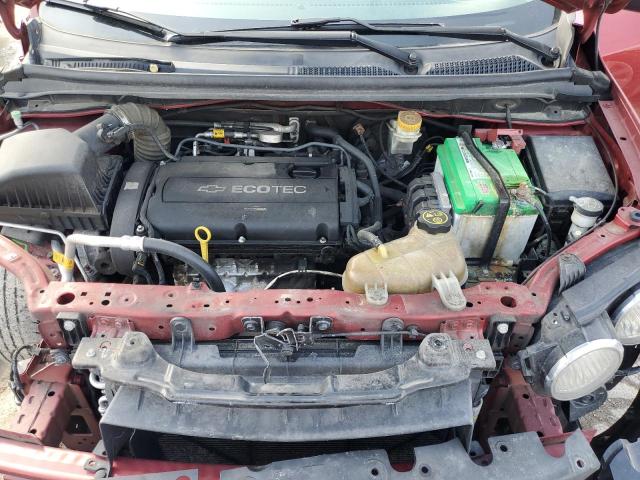 1G1JA5SH2D4156629 - 2013 CHEVROLET SONIC LS 红色 照片 11