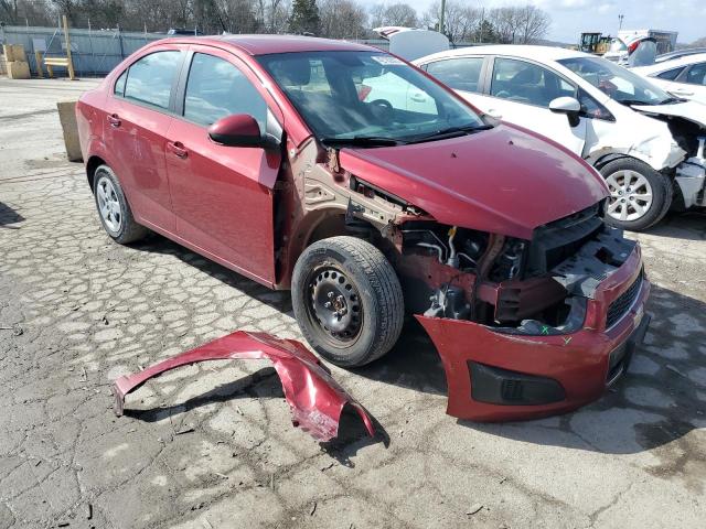 1G1JA5SH2D4156629 - 2013 CHEVROLET SONIC LS 红色 照片 4