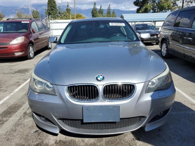 WBANA53545B855834 - 2005 BMW 5 SERIES I GRAY photo 5