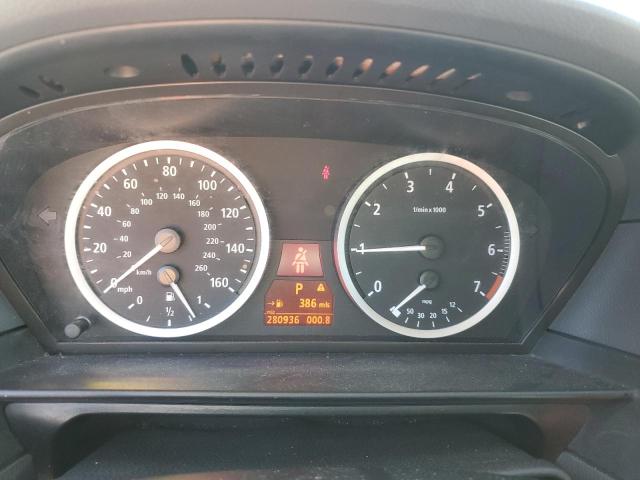 WBANA53545B855834 - 2005 BMW 5 SERIES I GRAY photo 9