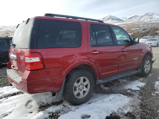 1FMFU16538LA11491 - 2008 FORD EXPEDITION XLT RED photo 3