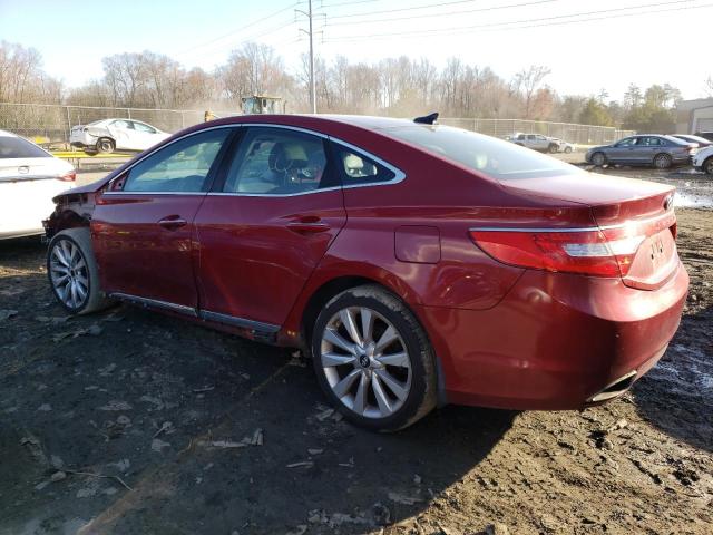 KMHFH4JG8CA179369 - 2012 HYUNDAI AZERA GLS RED photo 2