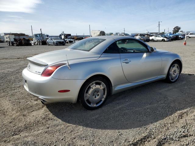 JTHFN48Y630043077 - 2003 LEXUS SC 430 SILVER photo 3