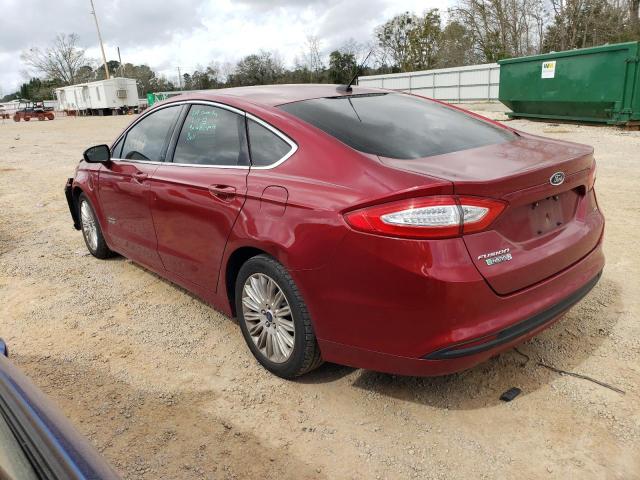 3FA6P0PUXFR156169 - 2016 FORD FUSION 4D SE PHEV BURGUNDY photo 2