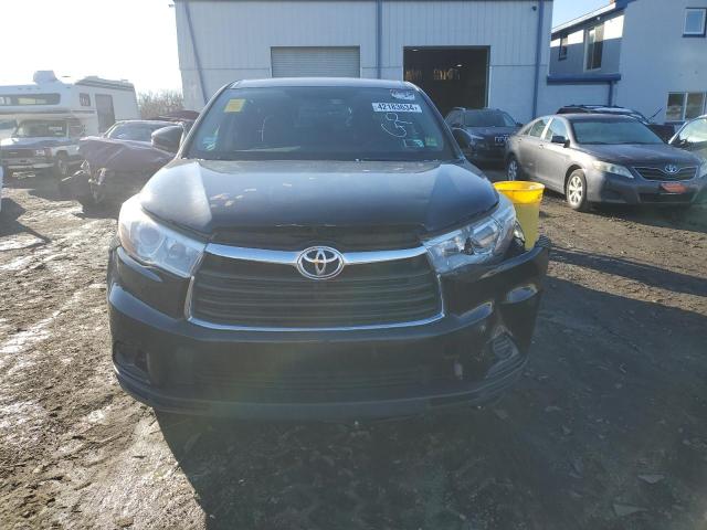 5TDBKRFH2GS310565 - 2016 TOYOTA HIGHLANDER LE BLACK photo 5