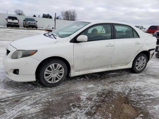 1NXBU40E89Z003570 - 2009 TOYOTA COROLLA BASE WHITE photo 1
