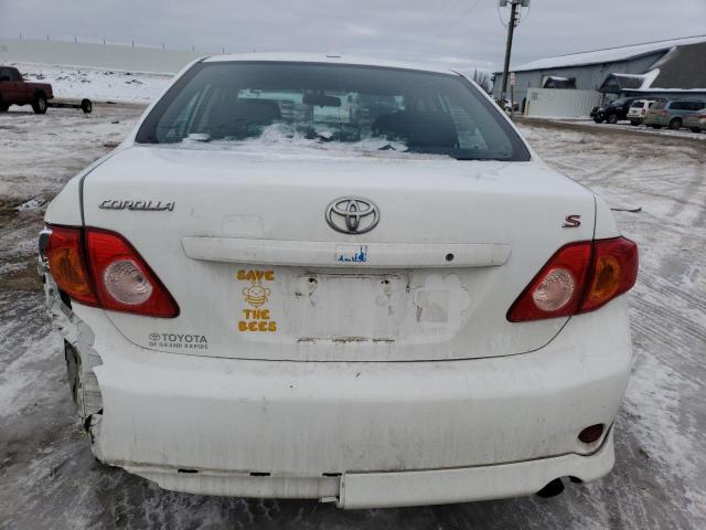 1NXBU40E89Z003570 - 2009 TOYOTA COROLLA BASE WHITE photo 6