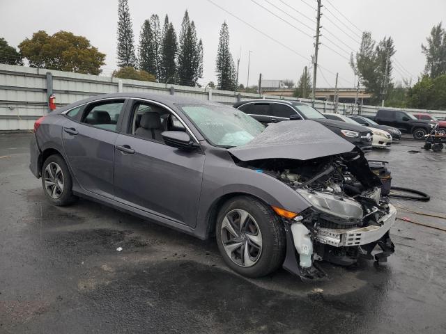 19XFC2F67KE045908 - 2019 HONDA CIVIC LX 灰色 照片 4