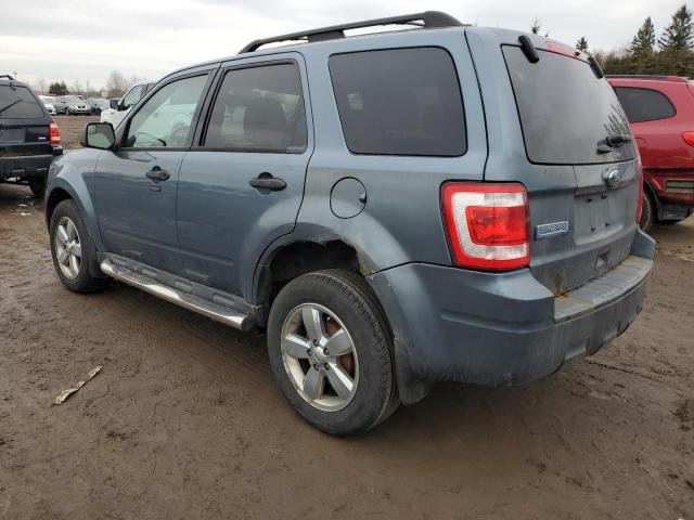 1FMCU0D74BKB49152 - 2011 FORD ESCAPE XLT BLUE photo 2