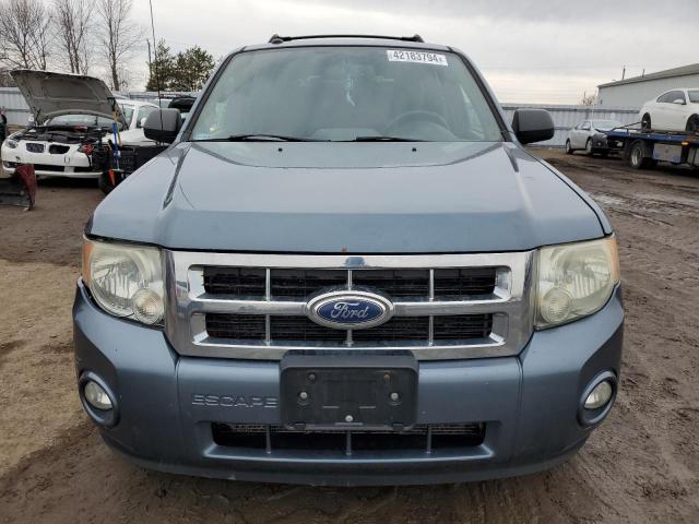 1FMCU0D74BKB49152 - 2011 FORD ESCAPE XLT BLUE photo 5