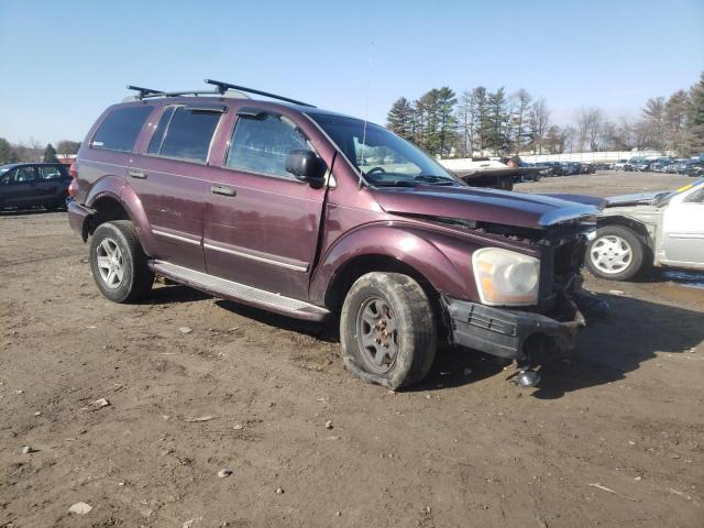 1D8HB58D25F615558 - 2005 DODGE DURANGO LIMITED MAROON photo 4