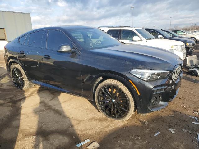 5UXCY8C00N9M31844 - 2022 BMW X6 M50I BLACK photo 4