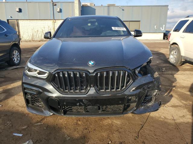 5UXCY8C00N9M31844 - 2022 BMW X6 M50I BLACK photo 5