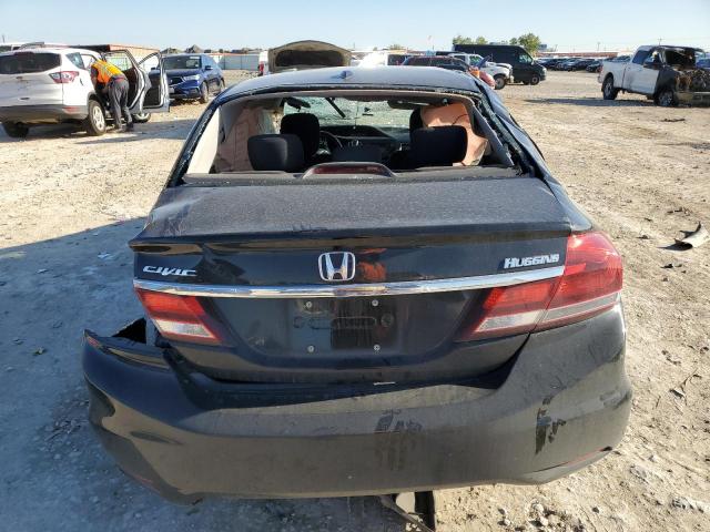 19XFB2F83DE061711 - 2013 HONDA CIVIC EX BLACK photo 6