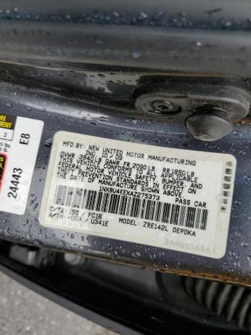 1NXBU4EEXAZ275373 - 2010 TOYOTA COROLLA BASE CHARCOAL photo 13