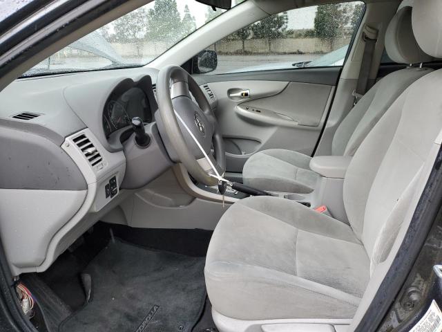 1NXBU4EEXAZ275373 - 2010 TOYOTA COROLLA BASE CHARCOAL photo 7