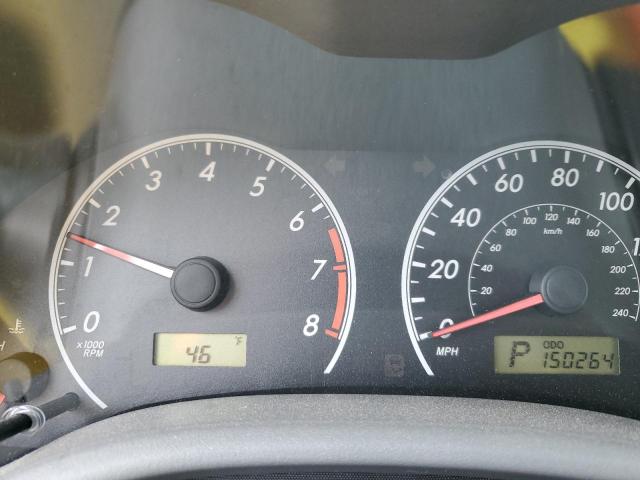 1NXBU4EEXAZ275373 - 2010 TOYOTA COROLLA BASE CHARCOAL photo 9