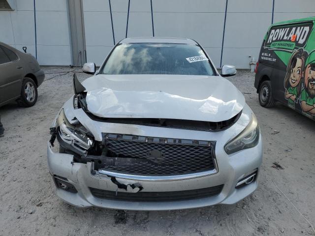 JN1CV7AP5GM201711 - 2016 INFINITI Q50 BASE SILVER photo 5