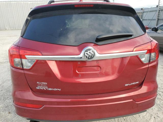 LRBFXBSA1HD109206 - 2017 BUICK ENVISION ESSENCE Շագանակագույն լուսանկար 6