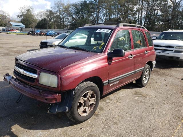 2CNBE13C526927216 - 2002 CHEVROLET TRACKER RED photo 1