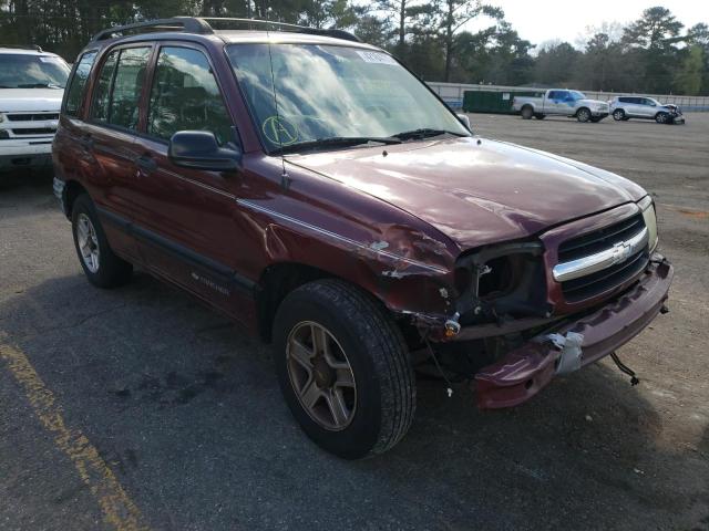 2CNBE13C526927216 - 2002 CHEVROLET TRACKER RED photo 4