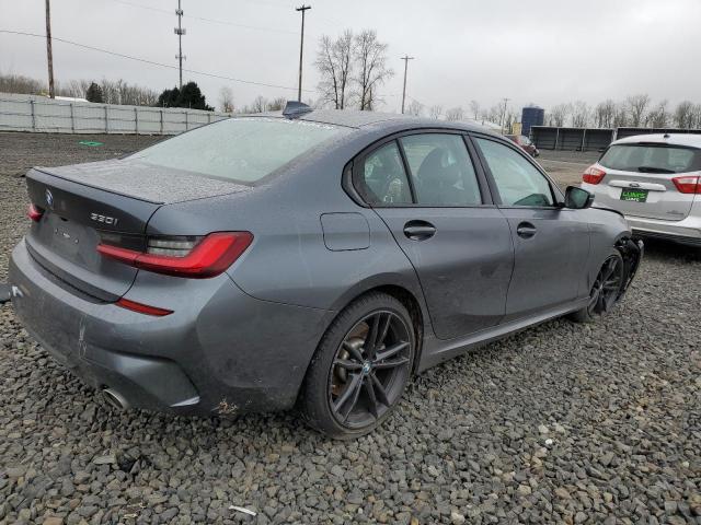 3MW5R7J04N8C70605 - 2022 BMW 330XI GRAY photo 3