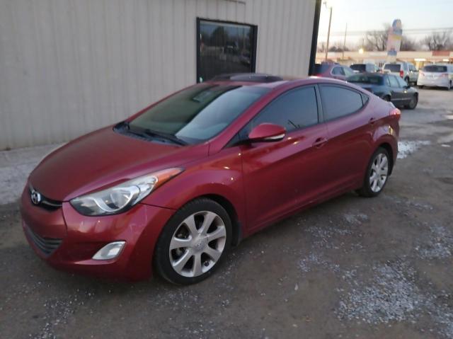 5NPDH4AE3DH212976 - 2013 HYUNDAI ELANTRA GLS BURGUNDY photo 2