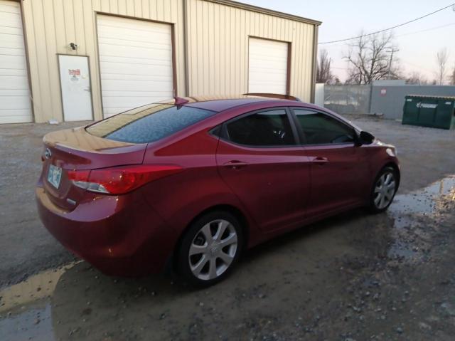 5NPDH4AE3DH212976 - 2013 HYUNDAI ELANTRA GLS BURGUNDY photo 4