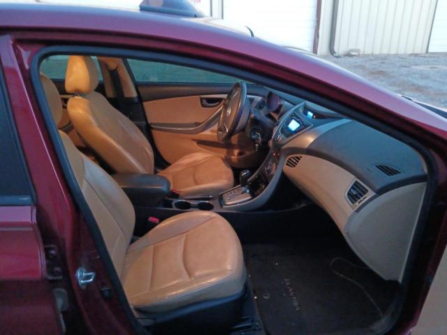 5NPDH4AE3DH212976 - 2013 HYUNDAI ELANTRA GLS BURGUNDY photo 5