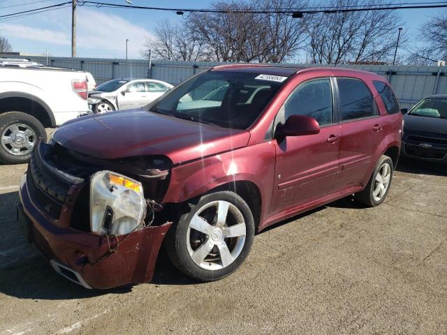 2CNDL937786321182 - 2008 CHEVROLET EQUINOX SPORT RED photo 1