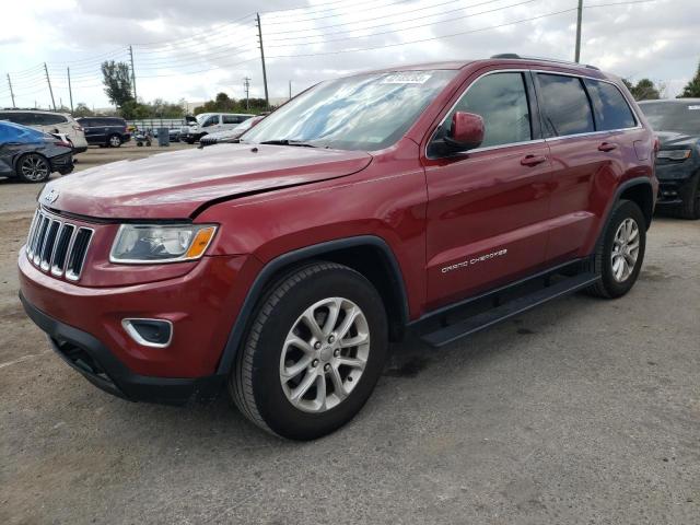 1C4RJEAG4EC317038 - 2014 JEEP GRAND CHER LAREDO RED photo 1