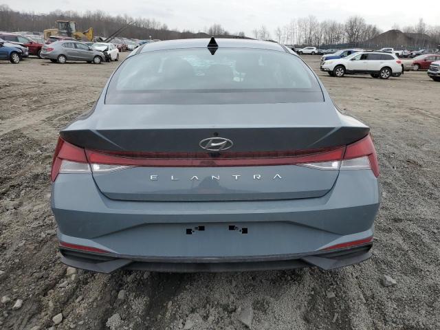 KMHLM4AG5NU290199 - 2022 HYUNDAI ELANTRA SEL GRAY photo 6