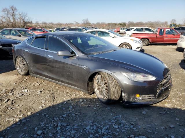 5YJSA1E46FF104221 - 2015 TESLA MODEL S ნაცრისფერი ფოტო 4