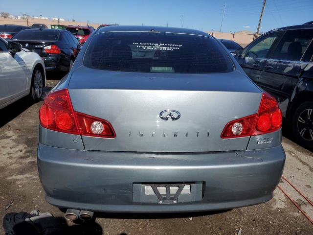 JNKCV51F66M615375 - 2006 INFINITI G35 CHARCOAL photo 6