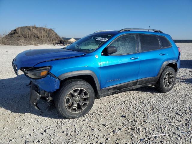 1C4PJMBX2MD139459 - 2021 JEEP CHEROKEE TRAILHAWK BLUE photo 1