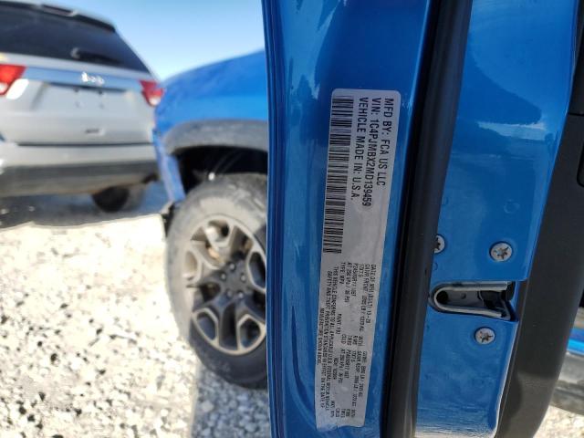 1C4PJMBX2MD139459 - 2021 JEEP CHEROKEE TRAILHAWK BLUE photo 13