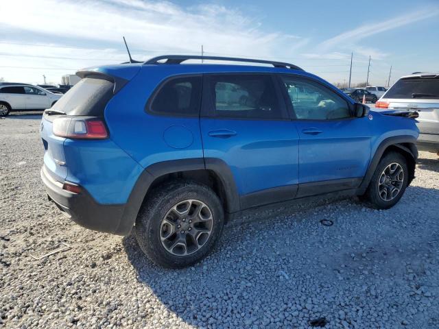 1C4PJMBX2MD139459 - 2021 JEEP CHEROKEE TRAILHAWK BLUE photo 3